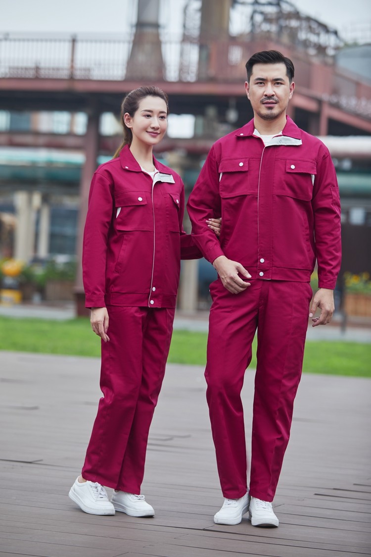 滌棉長(zhǎng)袖工作服定做